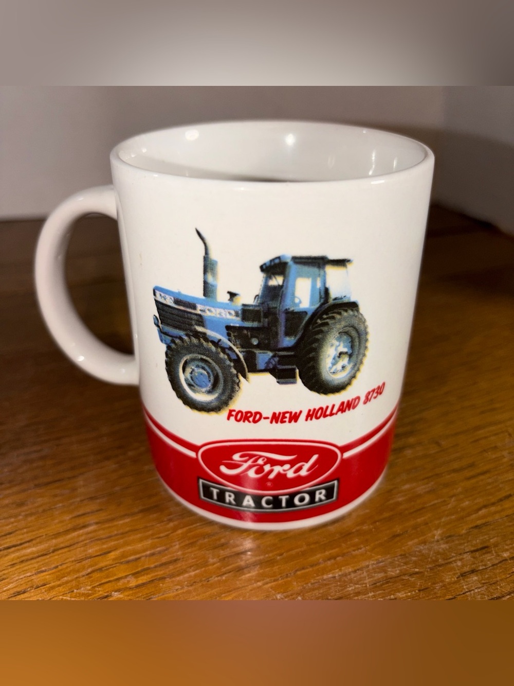 Mug Tractor Ford New Holland 8730 Blue Tractor Collectors Coffee Mug Cup